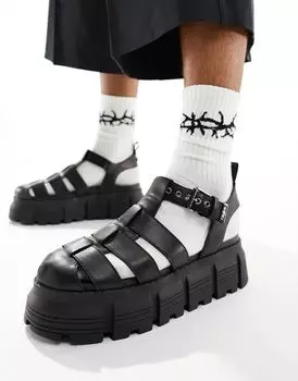 Черные сандалии Buffalo AVA Fisher