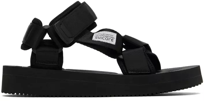 Черные сандалии DEPA-V2 Suicoke