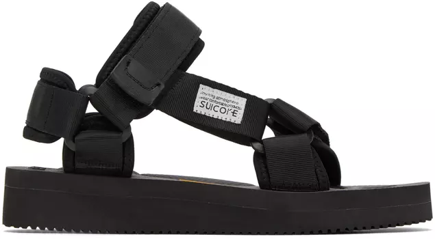 Черные сандалии DEPA-V2 Suicoke