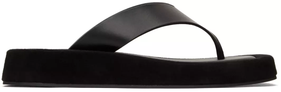 Черные сандалии Гиндза The Row