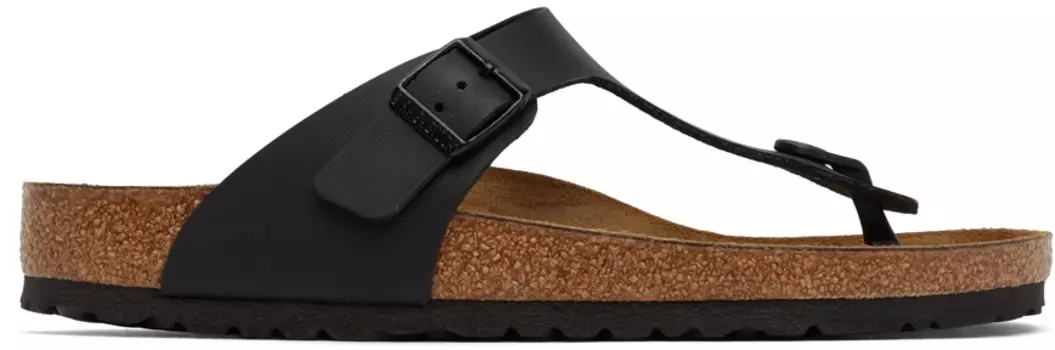 Черные сандалии Gizeh Birkenstock