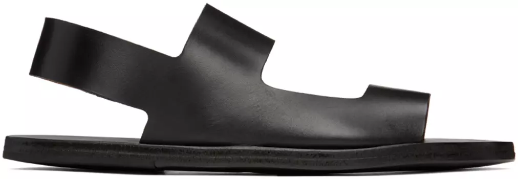 Черные сандалии из санделлона Marsll