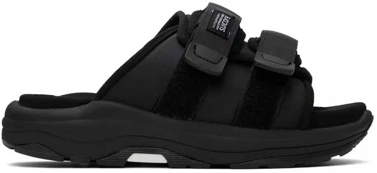 Черные сандалии MOTO-Run Suicoke