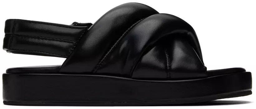 Черные сандалии "Спенсер" Stand Studio