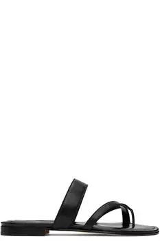 Черные сандалии Susa Manolo Blahnik