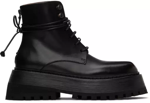 Черные сапоги Quadrarmato Marsll