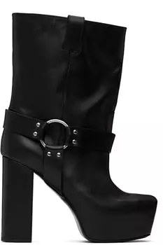 Черные сапоги Sid Heeled Harness R13