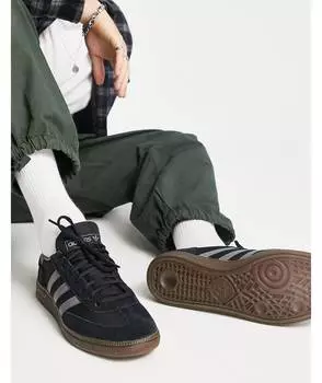 Черные/серые кроссовки adidas Originals Handball Spezial