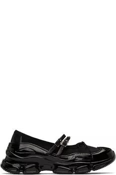 Черные сетчатые балетки Tracker Simone Rocha