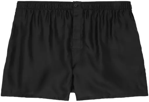 Черные шелковые боксеры ZEGNA