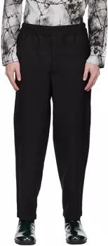 Черные шерстяные брюки Comme des Garçons Shirt