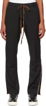 Черные шерстяные спортивные брюки Nahmias