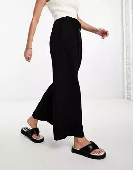 Черные широкие брюки для папы River Island