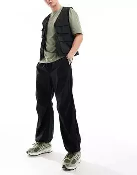 Черные широкие брюки Jack & Jones