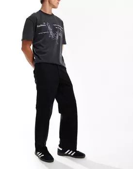 Черные широкие брюки карго Jack & Jones Bill