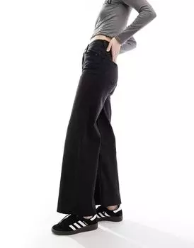 Черные широкие джинсы Pimkie