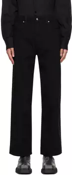 Черные широкие джинсы Почти Eckhaus Latta