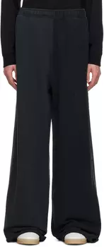 Черные широкие спортивные штаны MM6 Maison Margiela