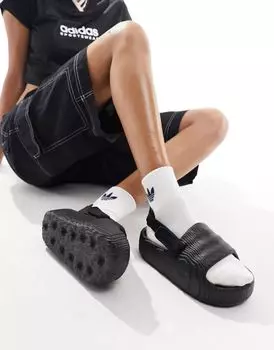 Черные шлепанцы adidas Originals Adilette 22 XLG