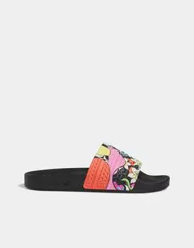 Черные шлепанцы adidas Originals adilette