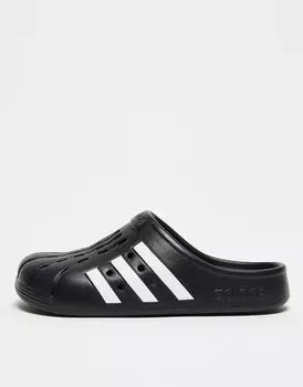 Черные шлепанцы adidas Originals Adilette