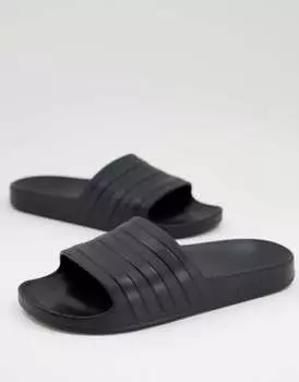 Черные шлепанцы adidas Sportswear Adilette