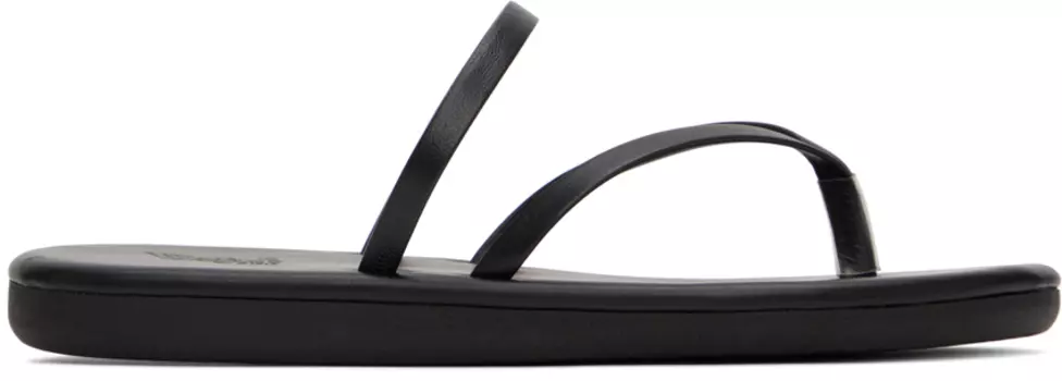 Черные шлепанцы Ancient Greek Sandals