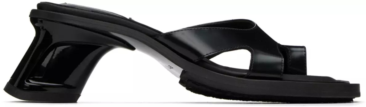 Черные шлепанцы Ava Eytys