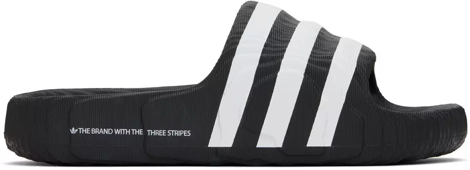 Черные шлепанцы для бассейна Adilette 22 Adidas Originals