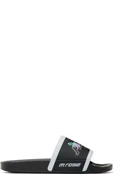 Черные шлепанцы для бассейна «High On Hope» Martine Rose