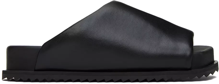 Черные шлепанцы Finn YUME YUME