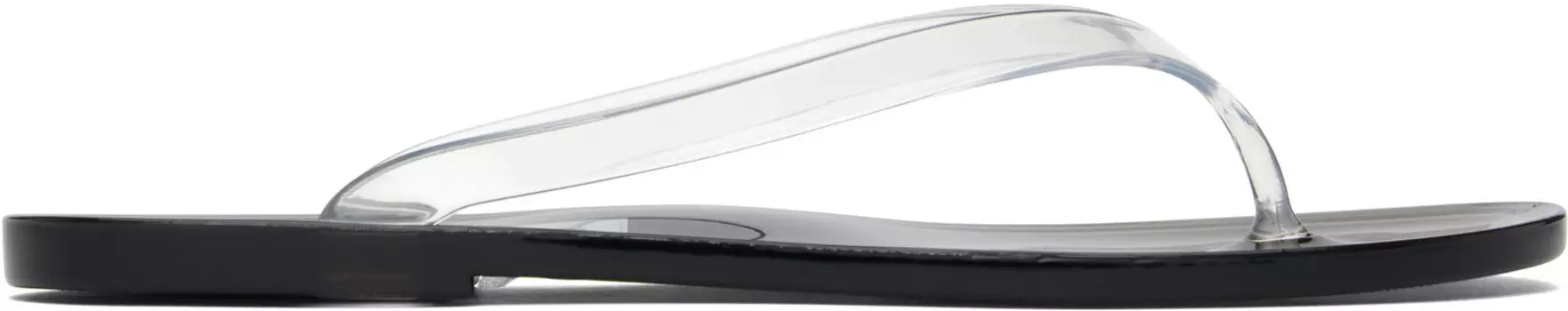 Черные шлепанцы Jo Christopher Esber