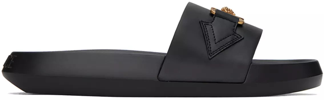 Черные шлепанцы Medusa Biggie Versace