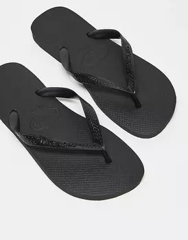 Черные шлепанцы унисекс Classic Top Havaianas