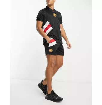 Черные шорты adidas Football Manchester United FC Icons adidas performance