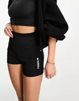 Черные шорты adidas Outdoor adidas performance