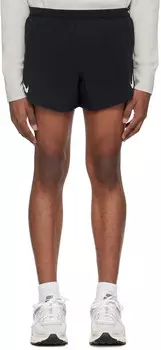 Черные шорты AeroSwift Nike, Black/Summit white