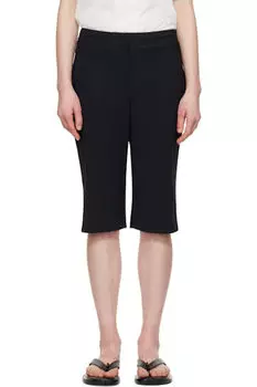 Черные шорты-бермуды AMOMENTO