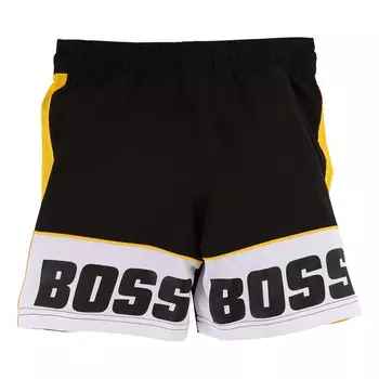 Черные шорты-бермуды BOSS, черный