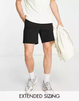 Черные шорты-чинос скинни ASOS DESIGN
