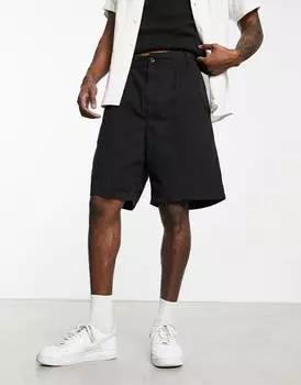 Черные шорты чинос свободного кроя Carhartt WIP Colston