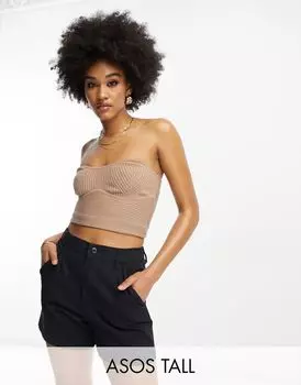 Черные шорты чиносы ASOS DESIGN Tall