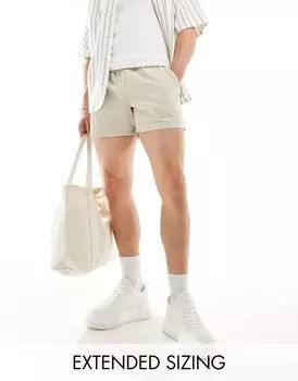 Черные шорты чиносы скинни ASOS DESIGN