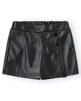 Черные шорты для девочки на пуговицах Canada House