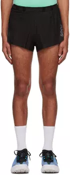 Черные шорты для марафона Soar Running