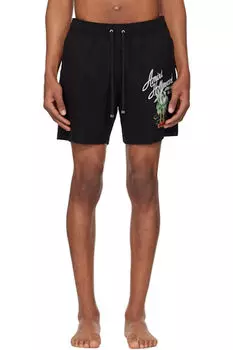Черные шорты для плавания «Amiri Hollywood»