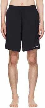 Черные шорты для плавания с принтом Jil Sander