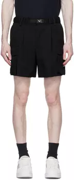 Черные шорты для прессы Emporio Armani
