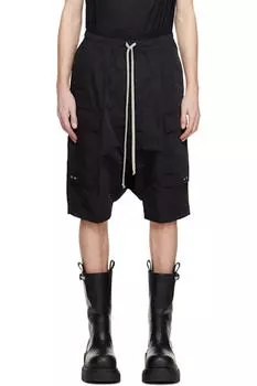 Черные шорты Hollywood Cargo Pods Rick Owens