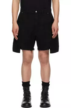 Черные шорты-карго Hollywood Stefan Rick Owens DRKSHDW